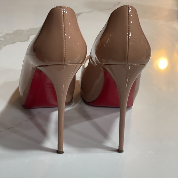 Christian Louboutin Tan Stiletto Heels